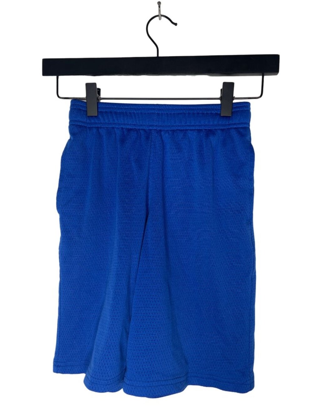 Champion Boys Medium 8-10 Mesh Athletic Basketball Shorts Blue Gym